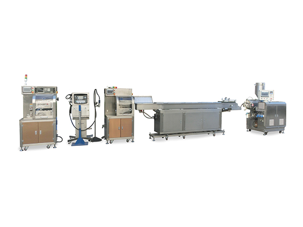 Variable diameter (bubble) tube extrusion line